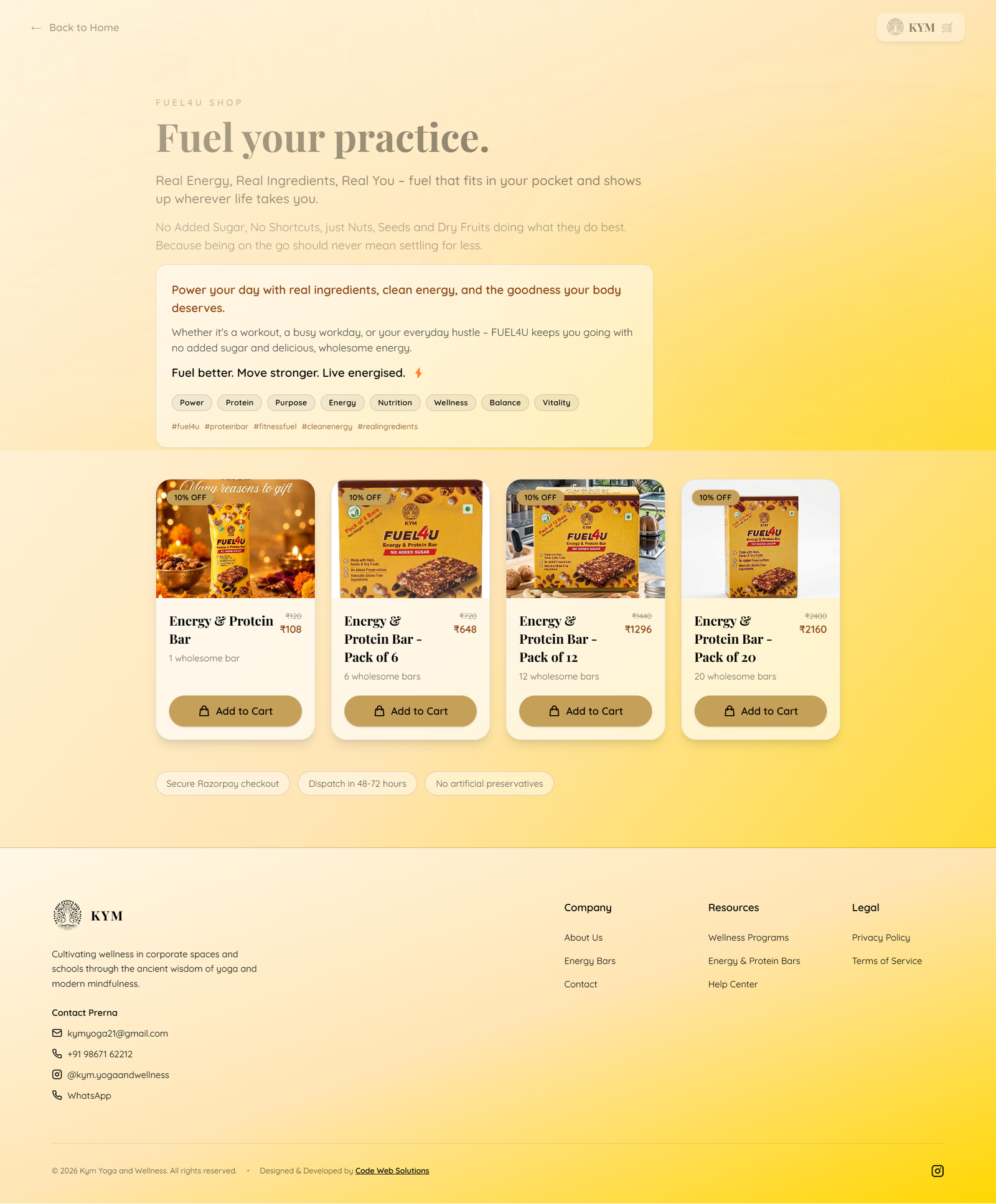 Fitness Coach & Wellness Products